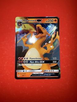 Charizard GX 9/68 Hidden Fates Rare Holo GX Battle Stamp