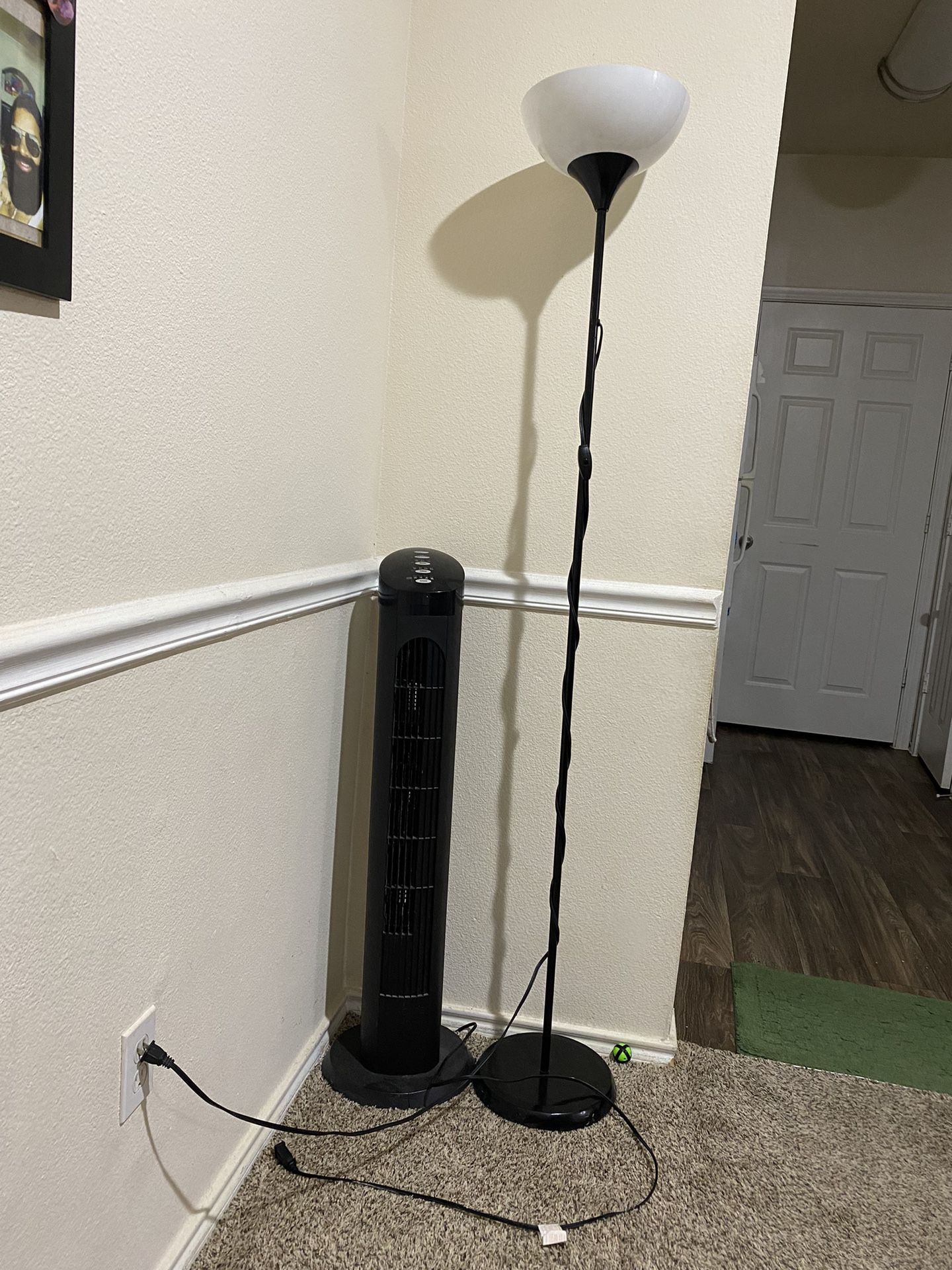 Tower Fan And Lamp
