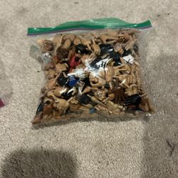 Bags Of Wwe Accessories And Hands