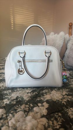 Michael Kors White Leather Purse