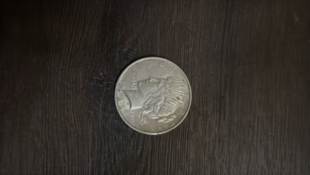 One dollar silver