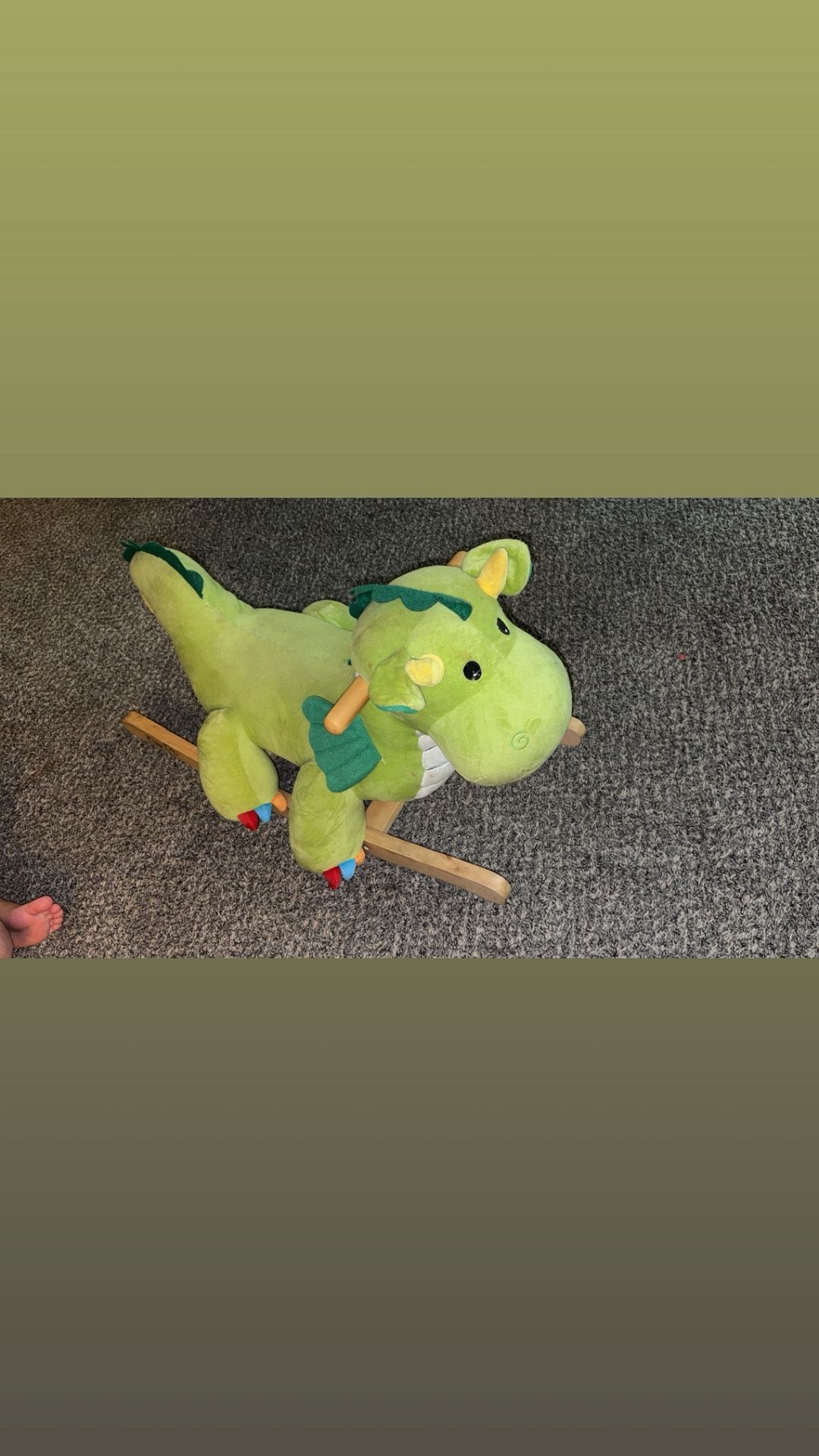 Dragon Themed Rocking Horse