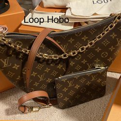 New, Authentic Louis Vuitton Loop Hobo