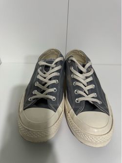 Converse x Comme Des Garcons Chuck Taylor Shoes Men Size 8 Drizzle Gray Low Top