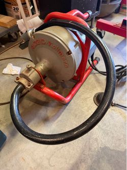 K-40AF Drain Cleaning Autofeed Snake Auger Machine with C-13 5/16 in. Inner Core Speed Bump Cable - 71722