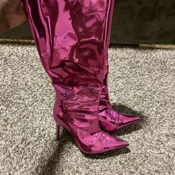 Women Pink Boots