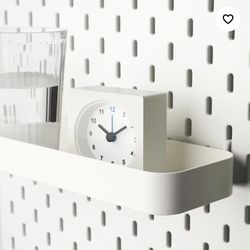 New White IKEA Skadis Shelf 