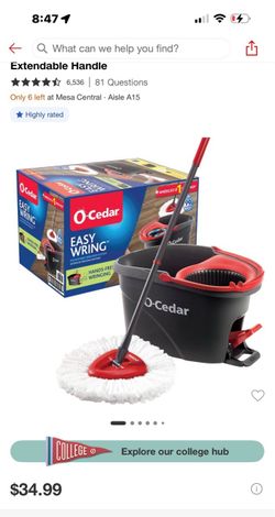 O-Cedar Easy Wring Spin Mop and Bucket Set
