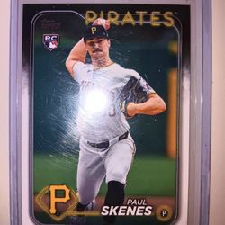 2024 TOPPS PAUL SKENES ROOKIE BASEBALL CARD