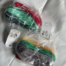 plastic lacing cord used for crafting