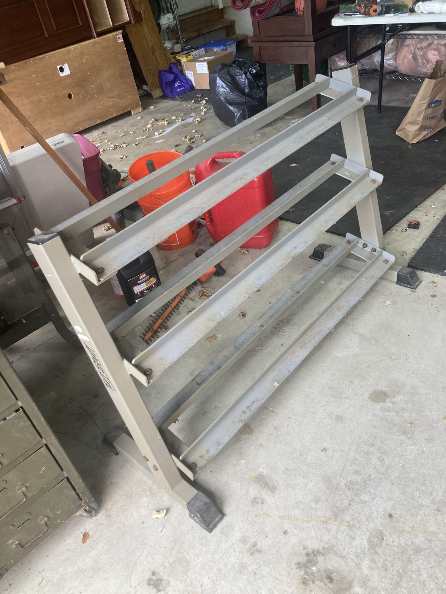 Tuff Stuff Heavy Duty 3 Tier Dumbbell Rack - 52” Long