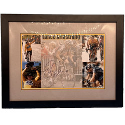 Lance Armstrong Autographed 15x20 Photo GofD Certificate Of Authenticity
