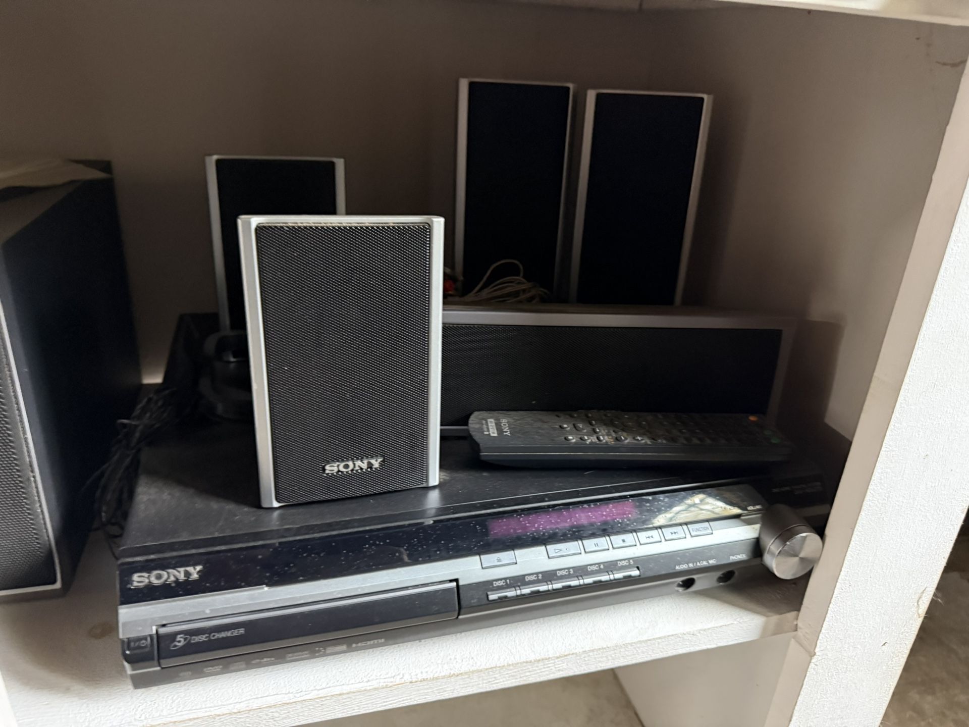 Old Sony Disc Changer and Sound System