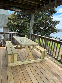 Picnic table/ outdoor table and benches