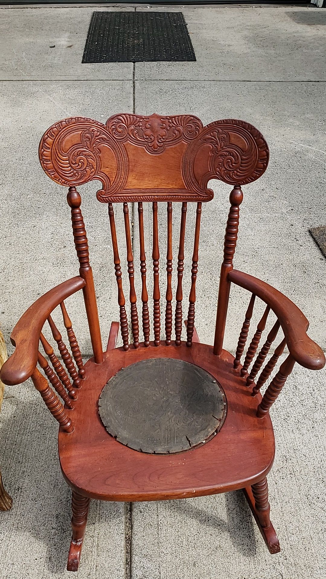 Antique wooden chair