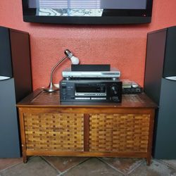 Bose 701 Tower Speakers and Onkyo AV ReceiverTX-676