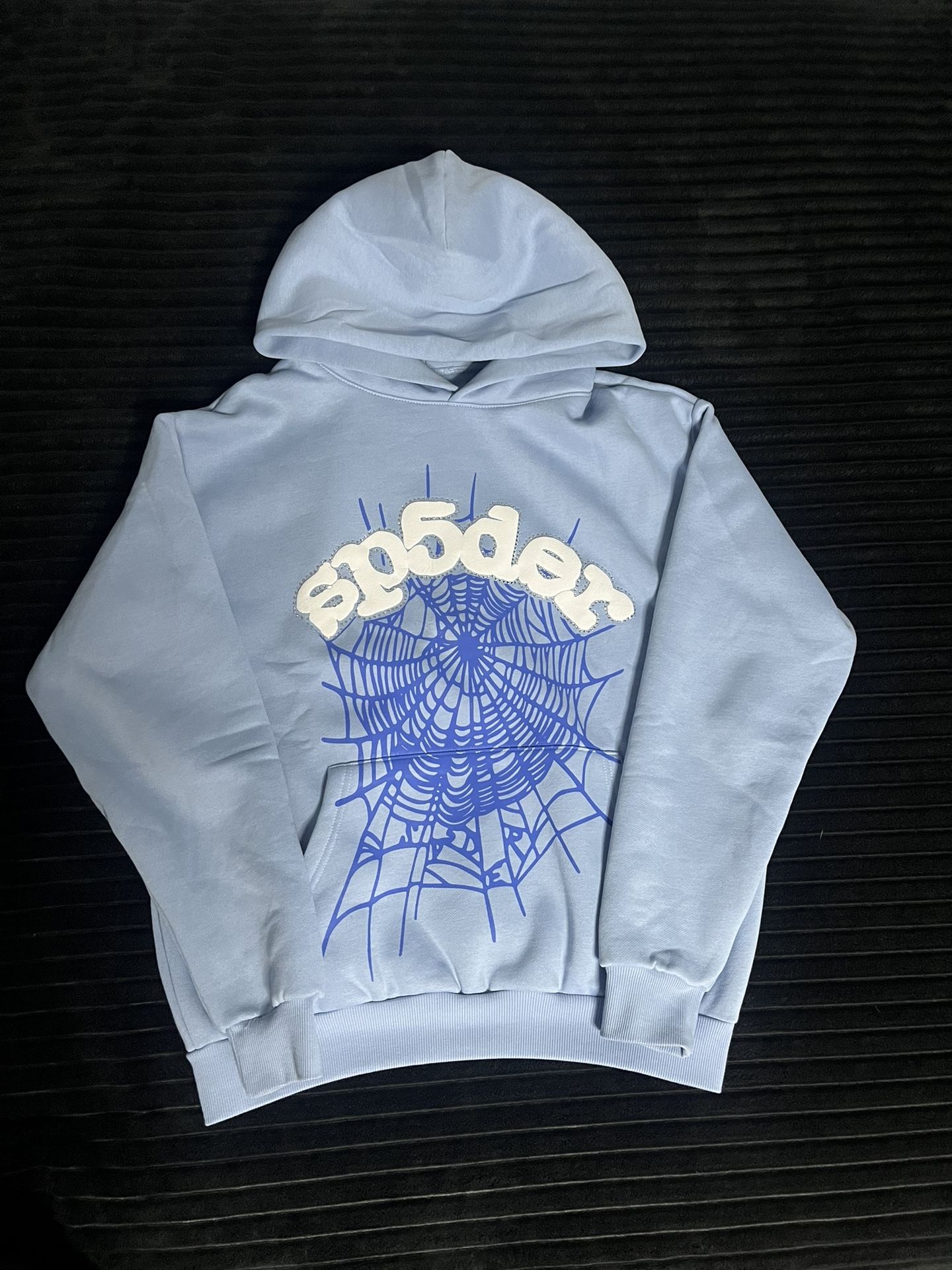 Sp5der Web Hoodie “sky blue”