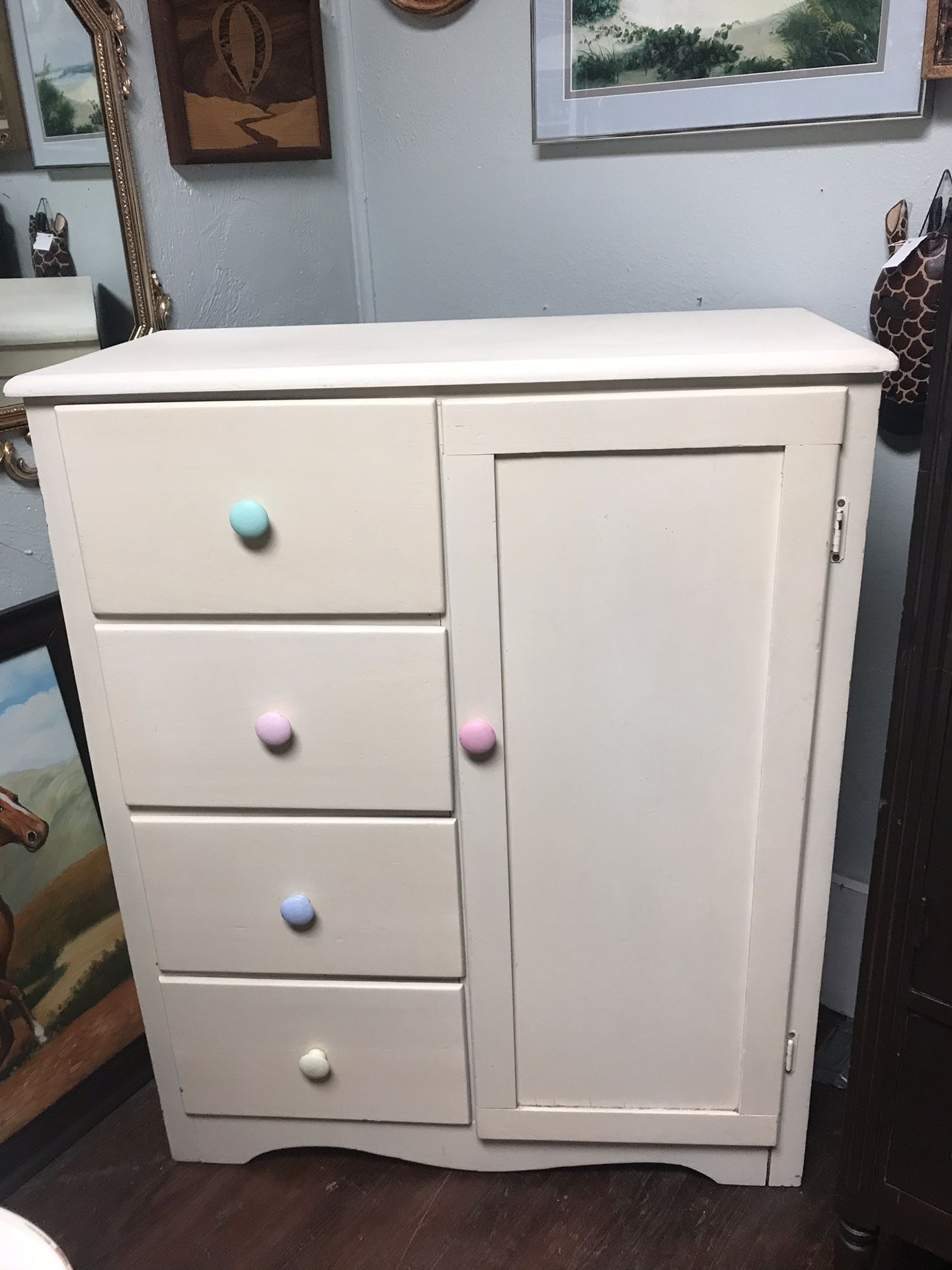 Cute antique kids wardrobe/dresser