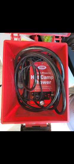 ZODI Instant Propane Hot Camp Shower, Unlimited Hot Water Shower with Case,  Outdoor Camping Gear for Sale in Hollywood, FL - OfferUp