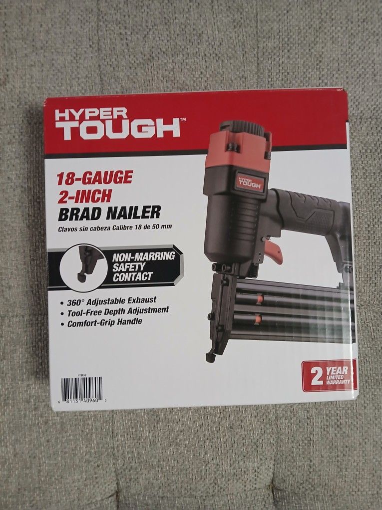 New Hypertough 18 gauge 2in Brad Nailer