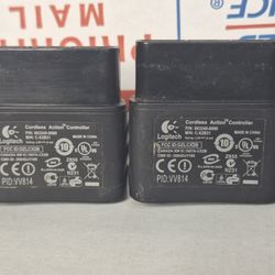 Lot (2) Logitech C-X2B31 Receiver Dongle for Cordless Action PS2 Controller 