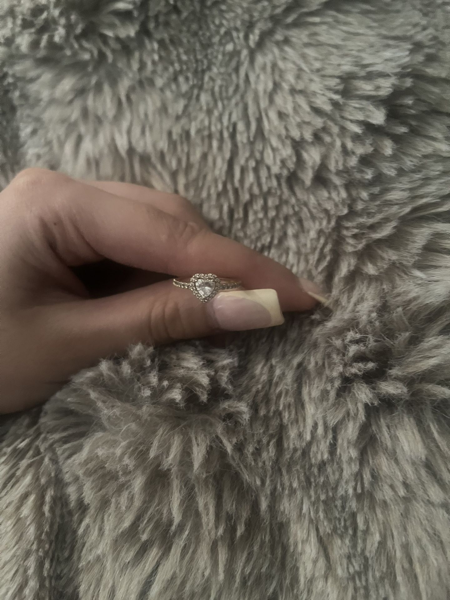 Pandora Gold Heart Promise Ring