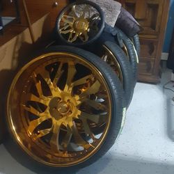 28 Inches Gold Rims  