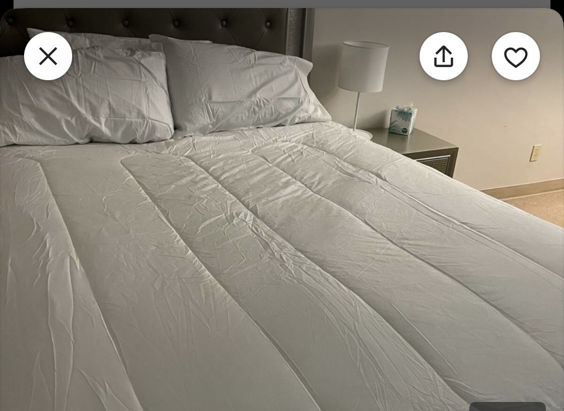 Queen Sized Bed-mattress Box Spring And Frame