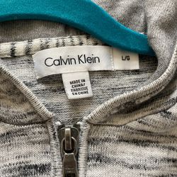 Calvin Klein Zip Up Hoodie Sweatshirt Jacket