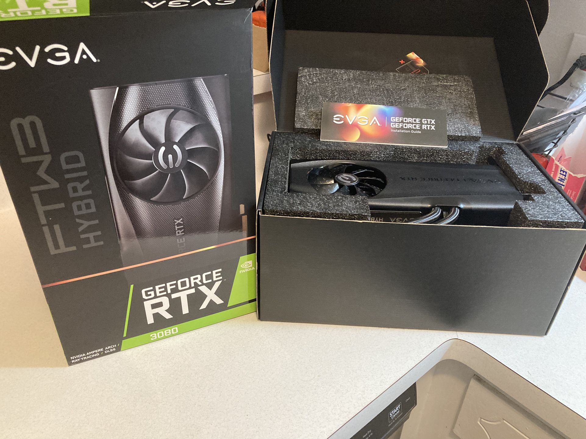 evga rtx 3080 ftw3 ultra hybrid 10gb ddr6