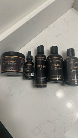 Bask & Lather Beard Care Set – 5 Pieces