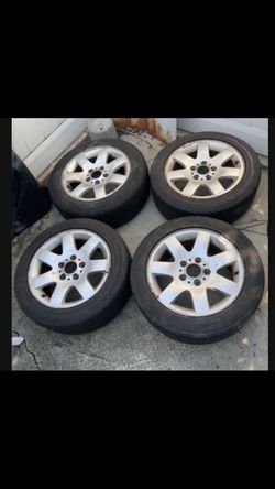 4 —- 205/55r16 5x120 5x4.72 Stock Bmw Wheels Rims Tires!!!!!!!!!!!!!!!!