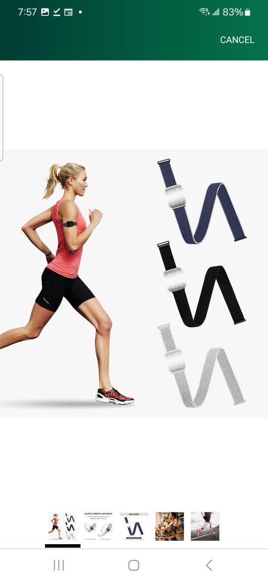 Brand: Zspoly
4.2
4.2 out of 5 stars
(70)
3 Pack Nylon Sport Ankle/Arm Bands Compatibel with Apple Watch Band 38mm 40mm 41mm 42mm 44mm 46mm 45mm 49mm