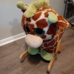 Toddler Plush Giraffe Rocker Toy