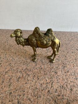 Solid Brass Camel Decor