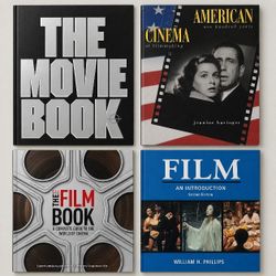 Four Film Books Lot: The Movie Book, American Cinema, Film, and Film: An Introduction