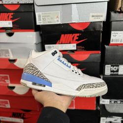 Jordan UNC 3s size 9.5 USED But Clean