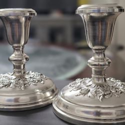 Sterling Silver Candle Stand 
