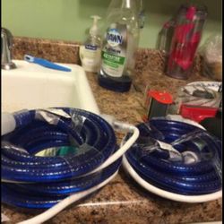 plug in blue rope light package