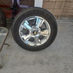 Set Of 4 Tires And Rims Great Condition, Asking 1,100 Obo