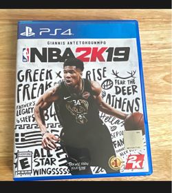 NBA2K19 PS4 like new