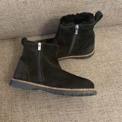 New Birkenstock Black Boots EU Size 38 US 7.5