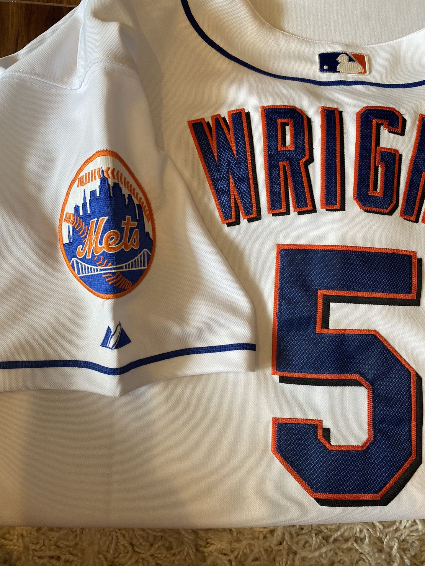 2006 David Wright New York Mets Majestic Authentic MLB Jersey Size 52 XXL –  Rare VNTG