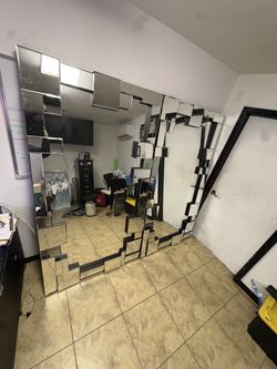 Large Decorative Mosaic-style wall mirrors