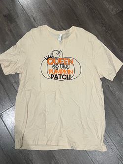 Bella Canvas Queen of the Pumpkin Patch cream t-shirt