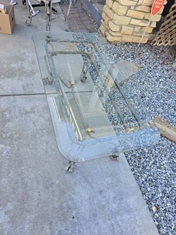 Two Glass Table