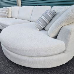 Castlery "Hamilton Round" Sectional Couch ($3K + Retail...75% Off) FREE DELIVERY!!!