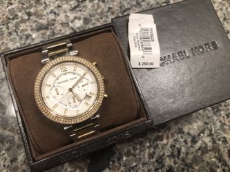 MK 2 tone watch