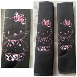 2 Pack Car Seat Belt Shoulder (Hello Kitty)