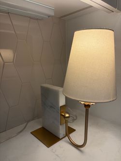 Marble Book Shelf Lamp